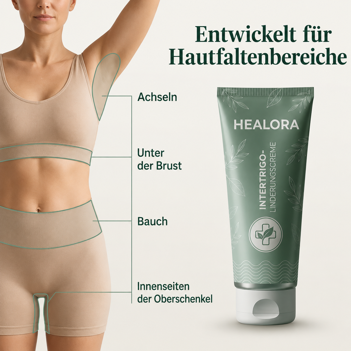 HEALORA Intertrigo-Linderungscreme