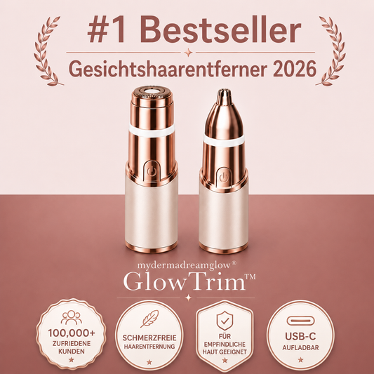 GlowTrim – 2-in-1-Augenbrauen- und Gesichtshaartrimmer