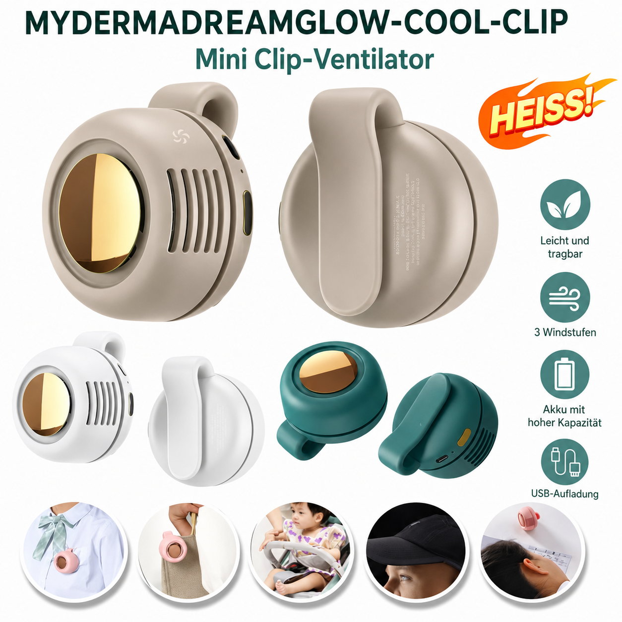 Kaufen Sie 1 Intertrigo Relief Creme – und erhalten Sie 🎁 2 GRATIS + 1 tragbaren Clip-Ventilator