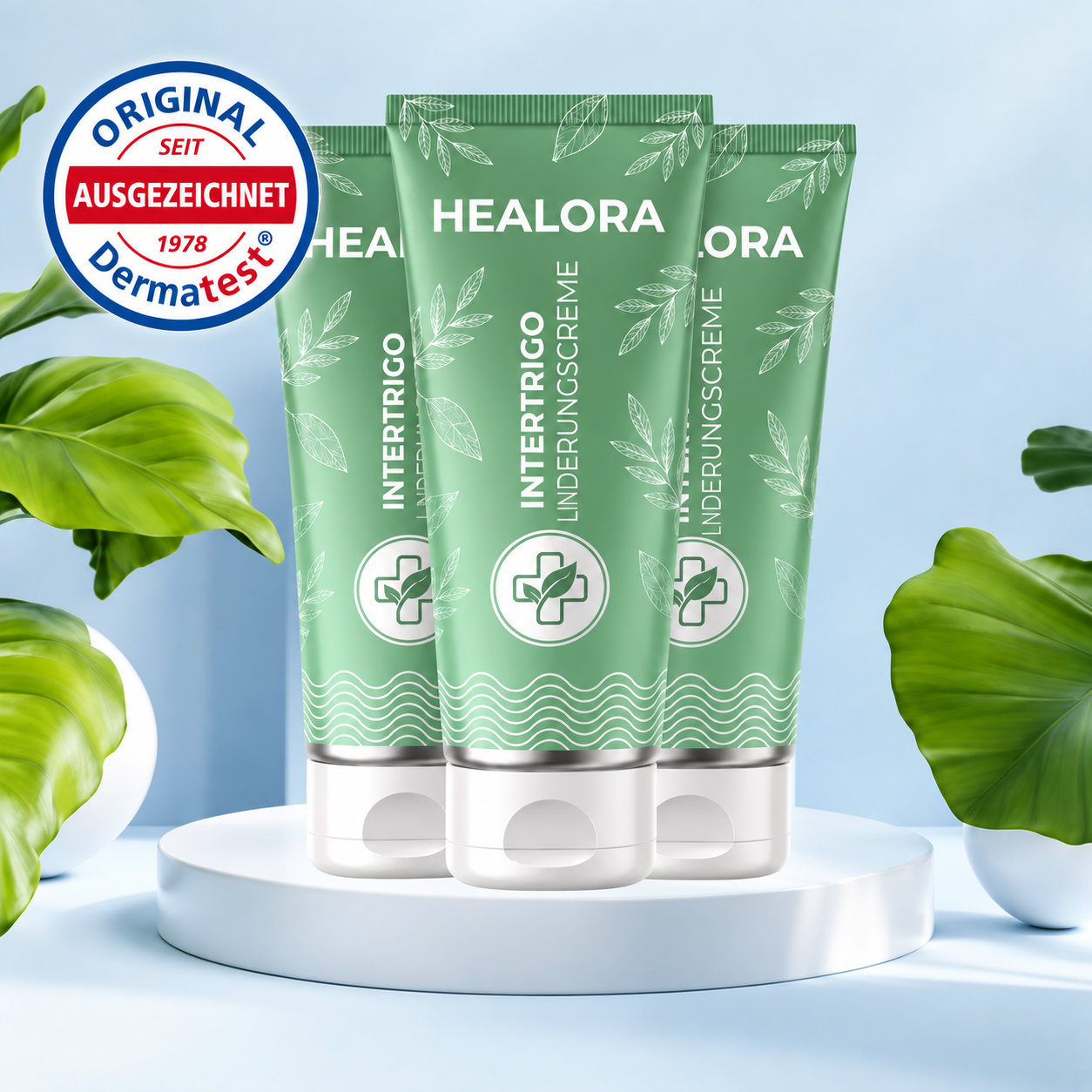 3x HEALORA™ Intertrigo-Linderungscreme-